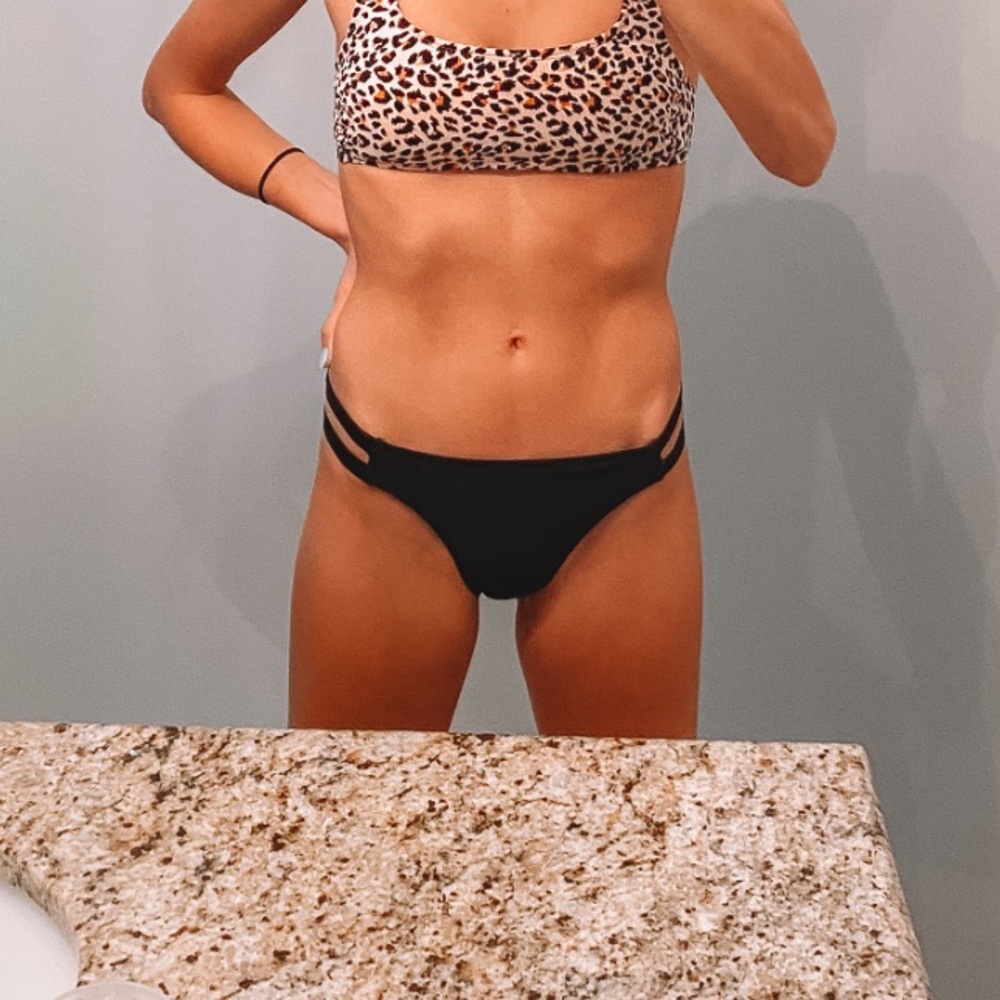 black bikini bottoms abercrombie and fitch